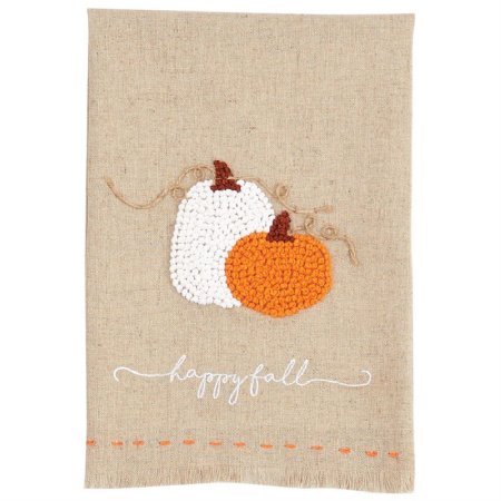 Fall Pumpkin French Knot Towels Now in Stock - Newly Added