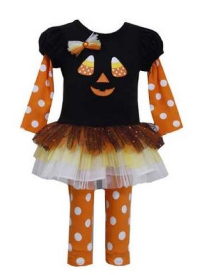 Girls Halloween Candy Corn Tutu Dress & Legging Set 24 Months ONLY ...