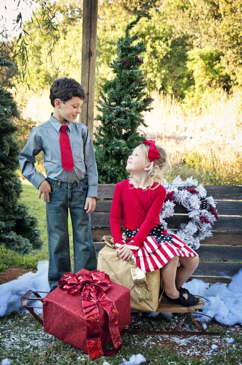 Persnickety Fall 2012 Boys Red Neck Tie - Girls Christmas Dresses