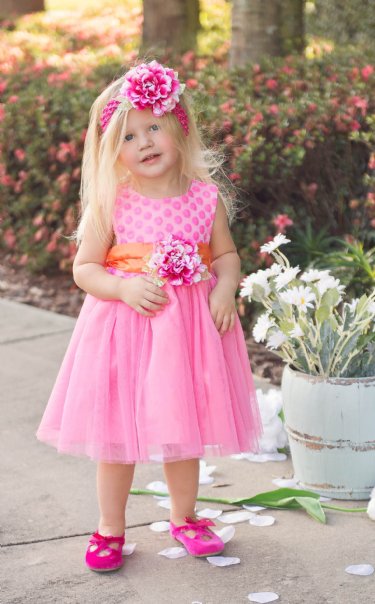 April Bloom Lil Sis Dress 12 & 18 Months ONLY - Newly Added