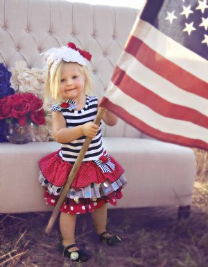 little girl fourth of july outfits