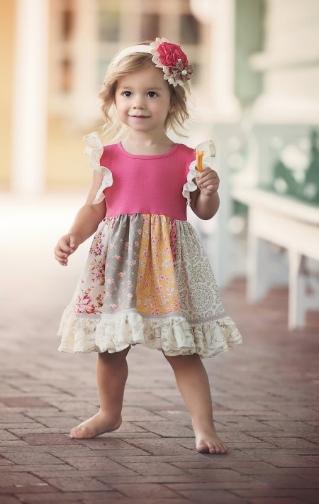 Persnickety Pocket Full of Posies Penelope Anne Dress Now in Stock