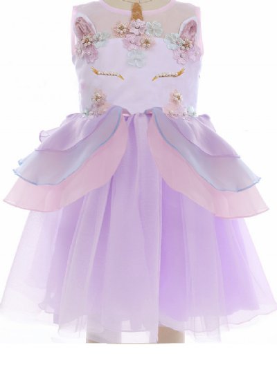 unicorn party dress for girls