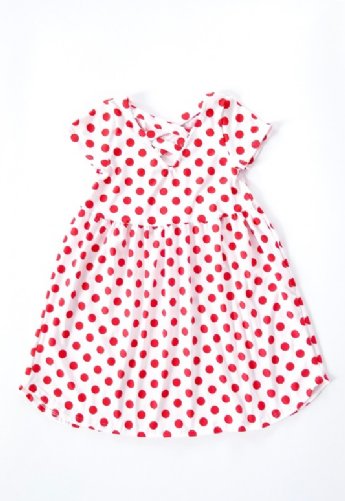 Girls Red Minnie Dot Baby Doll Dress 5 to 14 years Now In Stock
