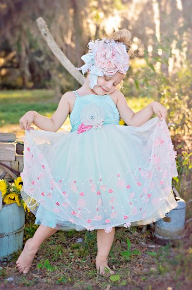 easter dress with bonnet
